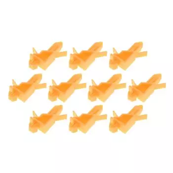 10 шт., зажимы для обшивки колесной арки автомобиля, зажимы для Toyota Prado 120 2002-2009, пластиковый зажим для автозастежки