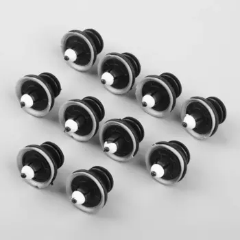 10 шт. зажимы для обшивки внутренней дверной карты автомобиля 6Q 0868243 Пластиковые заклепки для Touran Tiguan Golf Passat Polo