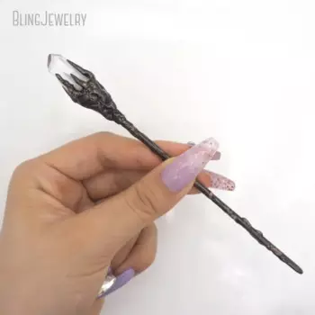 10 шт., женские шпильки для волос с кристаллами