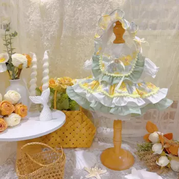10 см хлопковая одежда для куклы 15 см 20 см 40 см синее платье для куклы голова бандо Бесплатная доставка