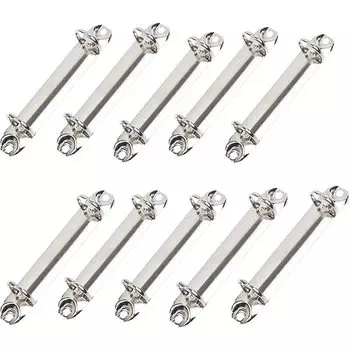 10 упаковок, 20 мм, A7, комплект для замены кольцевого механизма с 2 отверстиями и заклепками