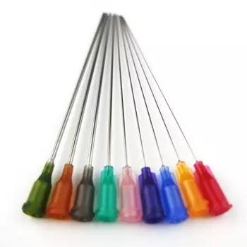 10 Упаковок-4-дюймовый Дозирующий шприц длиной канюли, игла с тупым наконечником 14 г, 16 г, 18 г, по желанию 25 г