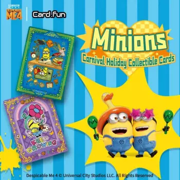 10 упаковок CARDFUN Гадкий я 4, коллекционная карточная игра с миньонами, коллекционные карточки, официальное аниме TCG CCG, подарки для хобби, игрушки
