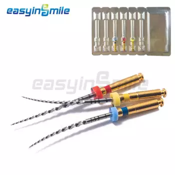 10 упаковок стоматологических Эндодонтических файлов EASYINSMILE NiTi эндодонтические файлы волна X-one корневой канал гибкий инструмент в эндодонтике