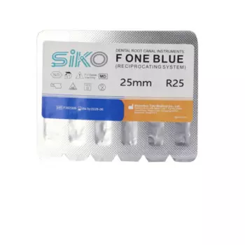 10 упаковок стоматологических роторных напильников F ONE Blue, один напильник, 21 мм, 25 мм, 31 мм, Niti, эндододонтические напильники для тепловой активации, используется для корневого канала