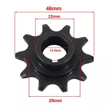 10-зубчатая стальная передняя цепная звездочка 415, универсальная для 2-тактного 47 49cc 66cc 70cc Dirt Bike Pit Bike ATV, аксессуары для мотоциклов