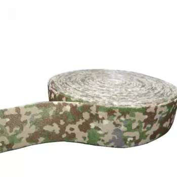 10CM Wide for DIY Bag Fabric Sewing Belt Accessories Woolen No Glue Strong Sticky Camo Backpack Straps Bias Tape Ribbon Webbing