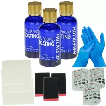 10H керамическое покрытие, полировальный воск, супергидрофобный уход за краской, долговечность, антикоррозийное покрытие, хрустальное автомобильное жидкое стекло