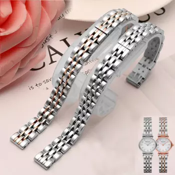 10mm Women Stainless Steel Watch Band Watchband Wrist Strap For Armani watch AR1764 AR1935 AR1688 AR1689 Wristband Bracelet