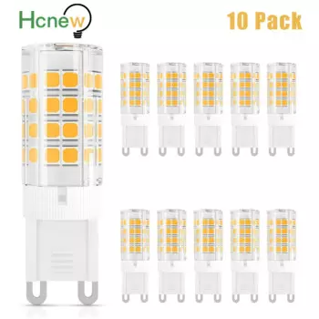 Hcnew Светодиодная лампа G9 3Вт/5Вт 220В теплый/холодный белый 10 шт