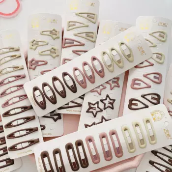 10pc Star Geometric Metal Mini Hairpins Set Baby Girls Children Kids Hair Clips BB Pins Barrettes Basic Snap Hair Drop Clip Baby