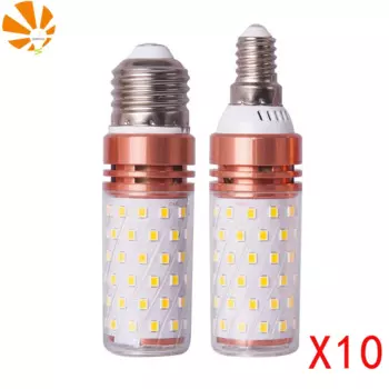 10pcs AC85-265V Led Lamp Bulb E14 Led Candle Light Bulb E27 Table Corn Lamp Led 3W 6W 9W 12W 15W Bombilla Chandelier Lighting