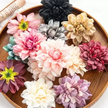 Искусственные цветы, 10 шт., искусственные цветы для рукоделия, подарок, альбом для скрапбукинга, свадебный фестиваль, Декор для дома и улицы, сада, Рождественский венок