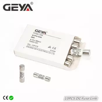 GEYA Солнечные предохранители DC 1000В 2A 6A 10A 15A 20A 25A 30A