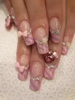 MINISO ручной работы акриловые накладные ногти