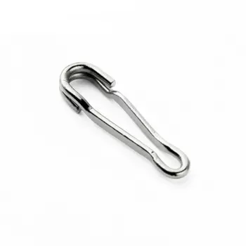 10pcs High Stainless Steel Fishing Connector Lure Snap Hook Fastlock Barrel Swivel Safety Fish Accessories Feeder Ring Carp Tool