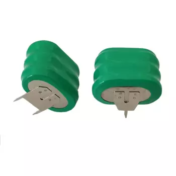 10pcs/lot 3.6V 150mah Rechargeable Ni-MH Battery Pack with Solder Pins For Cordless Phone Electric Toy Solar Lamp NiMH Batteries