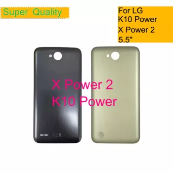 10Pcs/Lot For LG K10 Power M320 Housing Battery Cover Back Cover Case Rear Door Chassis Shell X Power 2 Replacement