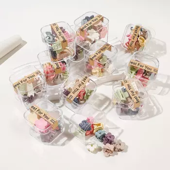 10PCS/Lot Hair Accessories For Girls Solid Sweet Cute Hairclip Crab Hair Claws Clips Kids Hairpins Headwear Baby Hair Accessory