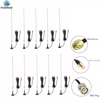 10pcs/Lot Nagoya UT-108UV VHF UHF SMA Magnetic Mobile Antenna for BAOFENG UV-5R B5 B6 GT-3 CB Radio SMA-Male/SMA-Female/BNC Plug