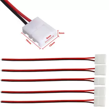 YTDMEN 2Pin 8mm 10mm LED Strip Connectors