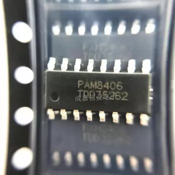 10pcs/Lot PAM8406DR SOP-16 PAM8406 Audio Amplifiers 5W STEREO FILTERLESS CLASS-D AUDIO AMP Operating Temperature:- 40 C-+ 85 C