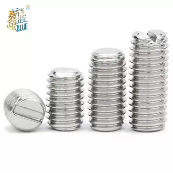 10 шт./Лот набор шлицевых винтов из нержавеющей стали с плоской точкой M1.6 M2 M2.5 M3 M4 M5 M6 M8 DIN551