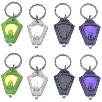 10pcs Mini LED Flashlight Portable Keychain Light emergency Lanterna LED Pocket Torch 2032 Battery For Camping Hunting Lanterna