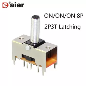 Daiertek 8-контактный микроползунковый переключатель 2P3T
