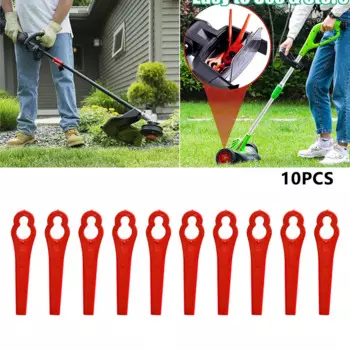 10Pcs Plastic Grass Trimmer Blades Replacement For Einhell GC-CT 18/24 Li Strimmer Parts Lawnmower Blade Cutter Garden Mower