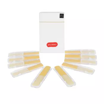 10Pcs/Set Bb Clarinet Reed 2.5 Strength Reed B Flat Clarinet Reed Woodwind Instrument Parts Accessories High Quality Reeds