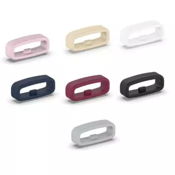10pcs Silicone Fastener Ring 18mm / 20mm / 22mm Wristband Keeper Smartwatch Strap Retainer Holder Replacement Accessory