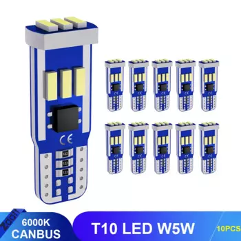 10 шт., светодиодные лампы для чтения T10