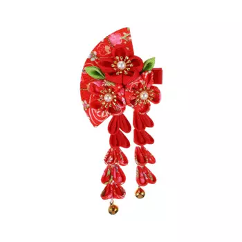 10PCS Tassel Bell Clip Chinese Style Safe Accessories Japanese Hairpin Fashion Hair Clip Hair Decor Hairpin for Girls