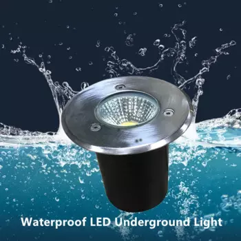 10W 15W LED buried IP67 AC85-260V DC12V Diameter 120mm Recessed Deck Light Outdoor Ground Spot Landscape Lamp Garden Step Light