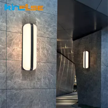 LED наружная настенная лампа khelse черный/белый 10/20Вт