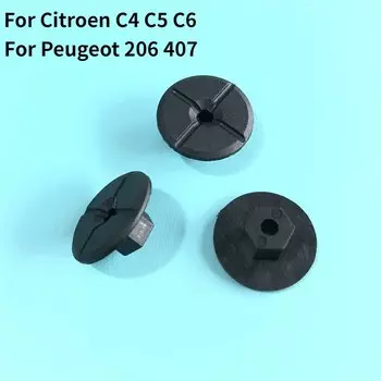 10x4 мм крышка крепления гайки для Citroen C4 C5 C6 Peugeot 206 407 Брызговики от брызг