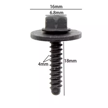 10x4 мм винт шестигранные болты резьба кузова автомобиля винт крыла заклепка прокладка заклепка