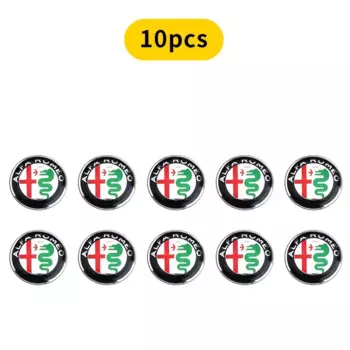 10X 14 мм наклейка на ключ от автомобиля, символ логотипа, корпус ключа, удаленный брелок, эмблема, наклейка для Alfa Romeo Giulietta Giulia 147 156 159 Mito GT