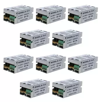 10X AC 110-240V To DC 5V импульсный преобразователь источника питания SA10-05