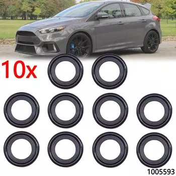 10x прокладки для сливной пробки масла для Ford Fiesta Mondeo Transit Focus C-Max Mazda Volvo 1005593 13x22x3 мм масляные винтовые шайбы прокладка