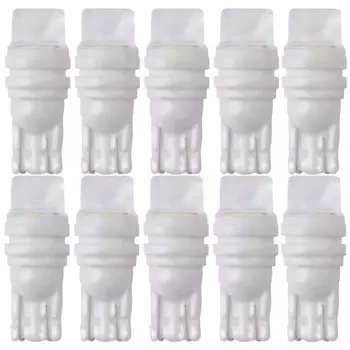 10X T10 W5W Керамика 3D светодиодные водонепроницаемые клиновые фонари номерного знака WY5W Поворотная боковая фара Автомобильный купольный светильник для чтения Автоматическая парковочная лампа