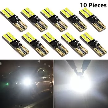 10X W5W T10 Светодиодная автомобильная лампа CANBUS для Skoda Octavia 2 A7 A5 подлокотник ii Fabia Rapid Superb 1 2 3 Yeti Felicia Rs Roomster
