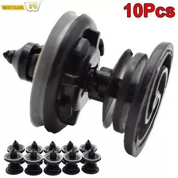 10x внутренняя отделка двери панель зажимы для карт VW Volkswagen Touran Tiguan Golf Passat Polo автомобиль пластиковые Заклепки Крепеж