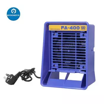 110/220 В зеркальный паяльник, поглотитель дыма из железа с фильтром из активированного угля, губка для экстрактора дыма ESD, зеркальный