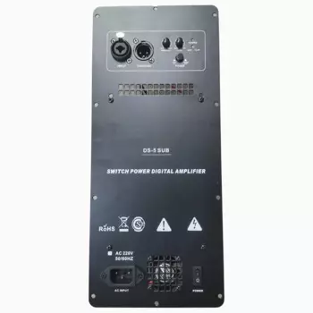 110 В/220 В класс D 500 Вт цифровой усилитель тяжелой мощности Hi-Fi аудио модуль активный чистый бас сабвуфер усилитель плата