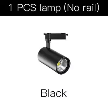 110 В 220 В комплект светодиодный трековый светильник COB трековый светильник точечное освещение 12/20/30/40 Вт потолочный прожектор для домашнего декора магазина внутренний светильник
