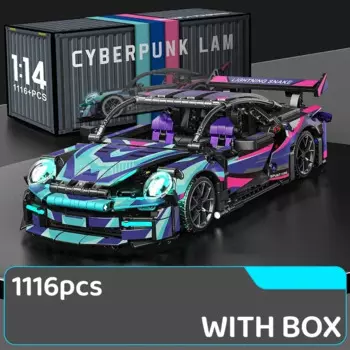 1116 шт., Детский конструктор «спортивный автомобиль»