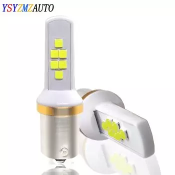 1156 BA15S 1157 BAY15D Автомобильная задняя лампа Супер яркая 1200 лм светодиодная автомобильная лампа стоп-сигналы задний фонарь дневного света P21/5W P21W LED 12 В