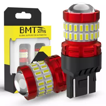 BMTxms 2X 1156 P21W LED BA15S T20 W21/5W 7443 для LADA Opel SEAT 7440 W21W 1157 3157 Автомобильный указатель поворота DRL Красный Белый Желтый